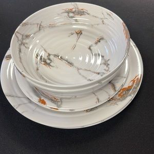 Elama Melamine Ware 6 Piece Dinnerware Set